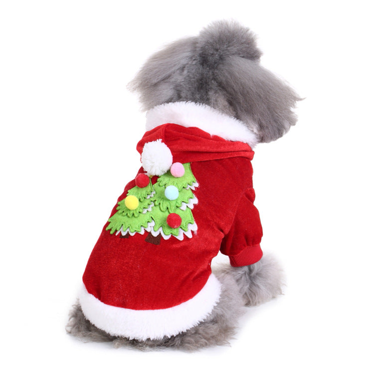 Santa Claus Dog Clothes Halloween Pet Clothes Pumpkin Dresses Wizarding Clothes