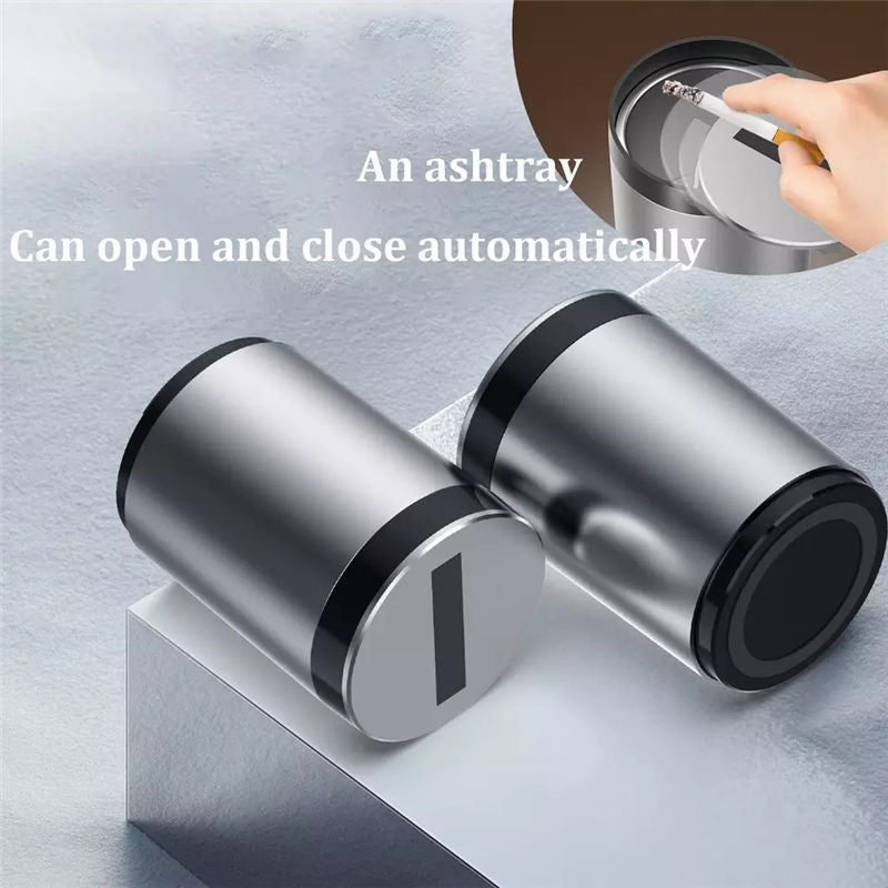 Creative smart car household desktop ashtray automatic opening and closing switch infrared induction ashtray